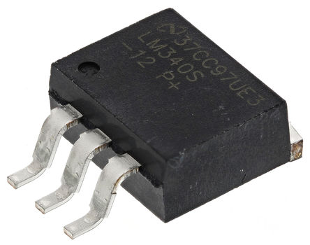 Texas Instruments - LM340S-12/NOPB - Texas Instruments LM340 ϵ LM340S-12/NOPB ѹ, 14.6  35 V, 12 V, 2%ȷ, 1A, 3 TO-263		