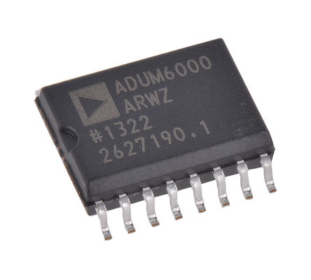 Analog Devices - ADUM6000ARWZ - Analog Devices ADUM6000ARWZ ֱ-ֱת, ʽ, 3  5.5 V,  5 V, 180 MHz, 16 SOIC Wװ		