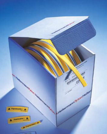 HellermannTyton - 553-30484 - HellermannTyton ɫ ϩ ׹ TCGT4.8-1.6YE, 3:1, 4.8mmֱ, 22m		