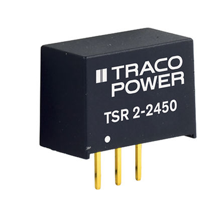 TRACOPOWER - TSR 2-2412 - TRACOPOWER TSR 2 ϵ ѹ TSR 2-2412, 4.6  36V dc, 1.2V dc,  2A (1) , 84%Ч, SIP װ		