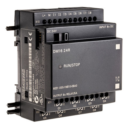 Siemens - 6ED1 055-1NB10-0BA0 - Siemens LOGO ϵ 6ED1 055-1NB10-0BA0 չģ, 8 x , 8 x , 24 V ֱ, /		