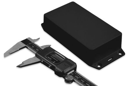 Hammond - 1591XXBSFLBK - Hammond 1591 ϵ IP54 ABS  1591XXBSFLBK, , 113.82 x 63.32 x 28.25mm		