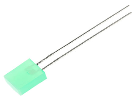 Kingbright - L-153GDT - Kingbright Rectangular ϵ ɫ (568 nm ) LED L-153GDT, 2.5 V, 3 mcd, 110 ӽ  ͨ		