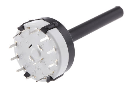 Lorlin - CK1048RS - Lorlin 12λ ת CK1048RS, SP12T , 150 mA @ 250 V , 26.2 x 68.1mm		