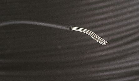 Alpha Wire - 6712 BK005 - Alpha Wire EcoWire ϵ 30m ɫ 24 AWG о ڲߵ 6712 BK005, 0.22 mm2 , 7/0.20 mm оʾ, 660 V		