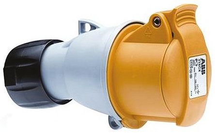 ABB - 2CMA193527R1000 - 232-C4 - IP44 2P+E  Cable Skt.32A 4H YELLOW		