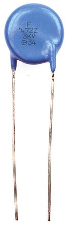 Murata - DEBE33F472ZN3A - Murata DEB ϵ 4.7nF 3.15 kV ֱ E ͨ մɵ (SLCC) DEBE33F472ZN3A, -20  +80%ݲ		