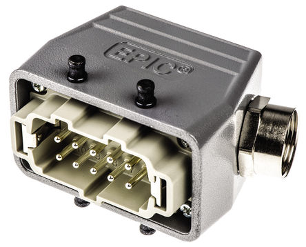 Epic Contact - 10042000+10192000+12954400 - Epic Contact H-BE ϵ 10  ͷ RJ45-Rangierfeld ͷ׼ 10042000+10192000+12954400, PG16 Ƴߴ, 16A, 440 V 		