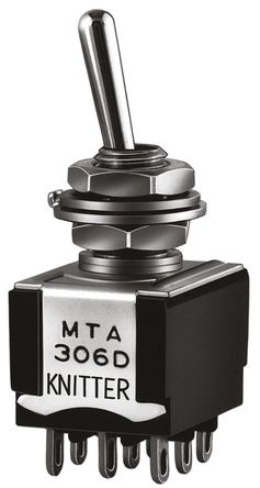 KNITTER-SWITCH - MTA 306 H - KNITTER-SWITCH ˫ л MTA 306 H, ͨ-Ͽ-ͨ, 4 A @ 30 V ֱ		
