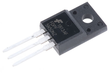 Fairchild Semiconductor - FDPF5N50NZ - Fairchild Semiconductor UniFET ϵ N Si MOSFET FDPF5N50NZ, 4.5 A, Vds=500 V, 3 TO-220Fװ		