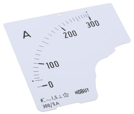 HOBUT - D72SD DIAL 0/300A - HOBUT D72SD ϵ 0/300A For 300/5A CT  ̶ D72SD DIAL 0/300A, 72mm  x 38.5mm , ȷ 1.5 		
