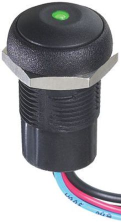 Apem - IRR3F422LOG - Apem IRR3F422LOG IP67 ��ɫ ˲�� �������� - ���� ��ɫLED ��尲װ ��ť����, 200 mA@ 48 V ֱ��		