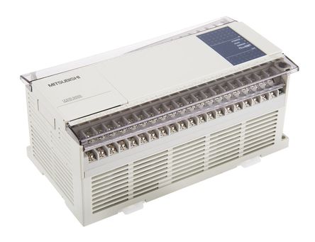 Mitsubishi - FX1N-60MT-DSS - Mitsubishi FX1N ϵ PLC CPU FX1N-60MT-DSS, 8000 , 60 I/O ˿, DIN찲װ, 12  24 V ֱ		