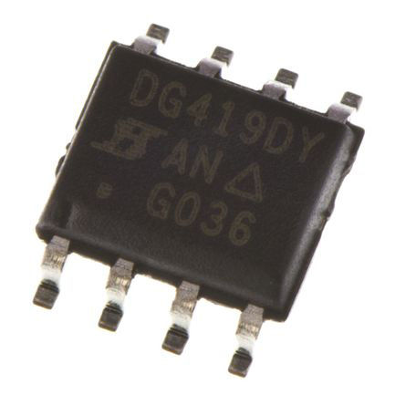Vishay - DG419DY-T1-E3 - Vishay DG419DY-T1-E3 ģⵥ˫, -˫, 15 V18 V24 V28 VԴ, 8 SOICװ		