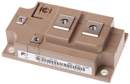 Fuji Electric - 1MBi400V-120-50 - Fuji Electric 1MBi400V-120-50 Nͨ IGBT ģ, 400 A, Vce=1200 V, 4 M153װ		
