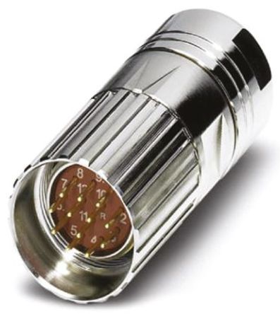 Phoenix Contact - 1607323 - M23 cable mount male connector, 17 way		