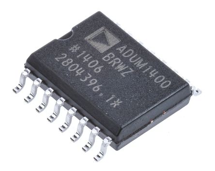 Analog Devices - ADUM1400BRWZ - Analog Devices ADUM1400BRWZ 4ͨ ָ, 2.5 kVѹ, 16 SOIC W		