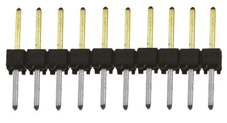 Samtec - TSW-110-08-L-S - Samtec TSW ϵ 10· 2.54mmھ (1) ֱ Ź TSW-110-08-L-S, Ӷ˽, 7.6A, ͨ		