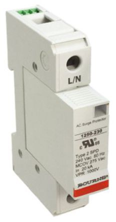 Bourns - 1250-1S-230 - Bourns 1250 ϵ 415 V  100kA 1  1250-1S-230, DIN 찲װ, 18 x 67 x 90mm		