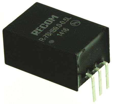 Recom - R-78HB9.0-0.5L - Recom ѹ R-78HB9.0-0.5L, 14  72V, 9V, 500mA SIP 3 װ		