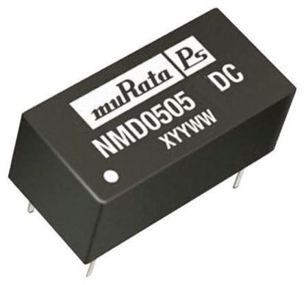Murata Power Solutions - NMD050505DC - Murata Power Solutions NMD ϵ 1W ʽֱ-ֱת NMD050505DC, 4.5  5.5 V ֱ, 5V dc, 100mA, 1kV dcѹ, PDIPװ		
