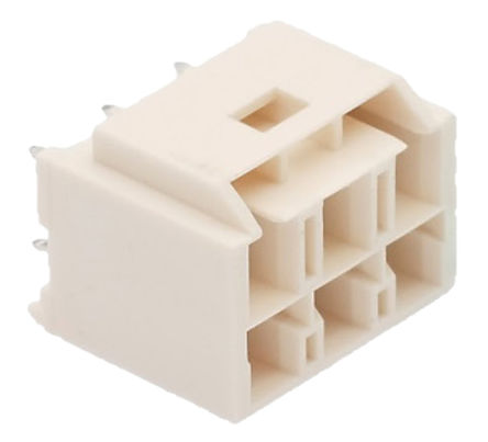 Molex - 151048-1611 - Molex CP-6.5 ϵ 6· 6.5mmھ (2) ֱ PCB  151048-1611, Ӷ˽, 10A, ͨ		