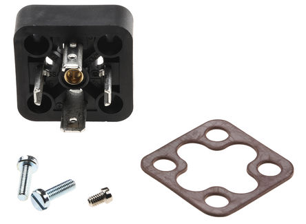 Hirschmann - 932597100 + 730843002 - Hirschmann GSAϵ ŷͷ 3P+E ͷ 932597100 + 730843002, ݶšװ, IP65, 16A, 400 V 		