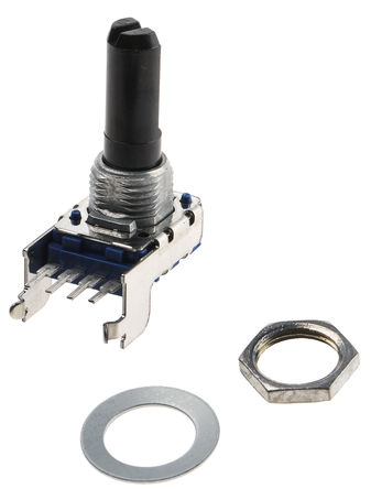 Alps - RK11K1120ABW - Alps RK11K ϵ 10k 20%  ̼Ĥλ RK11K1120ABW, 0.05W, 6 mm ֱ, 尲װͨף		