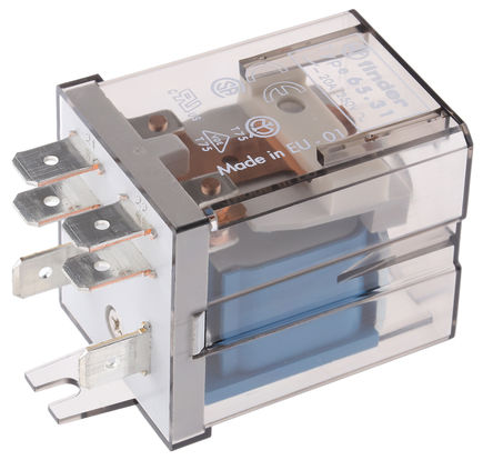 Finder - 65.31.9.024.0000 - Finder 65.31.9.024.0000 ˫ װ Ǳ̵, 20 A, 24V dc		