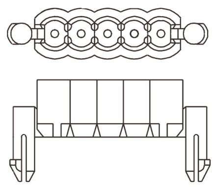 Molex - 51048-1110 - Molex BOARD-IN|CABLE HOLDER ϵ PCB  51048-1110		