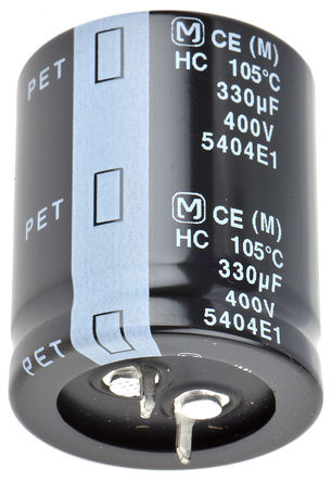 Panasonic - EETHC2G331KJ - Panasonic TS ҧʽ ϵ 400 V 330F ͨ  EETHC2G331KJ, 20%ݲ, +105C		