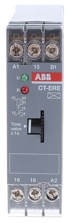 ABB - 1SVR550107R2100 - ABB  ʱ̵ 1SVR550107R2100, 3  300 s, ˫, 1, SPDT, 24 V /ֱ200  240 V 		