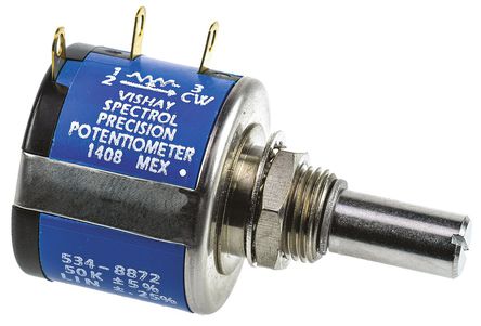 Vishay - 534B1503JC8872 - Vishay 534 ϵ 10 ת 50k 5% Ƶλ 534B1503JC8872, 2W, 6 mm ֱ, 20ppm/C, 尲װ		