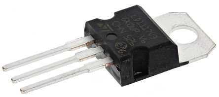 STMicroelectronics - LD1117V - STMicroelectronics LD1117V LDO ѹ, ɵ, 1.25  15 V, 1.3A, 1%ȷ, 3 TO-220װ		