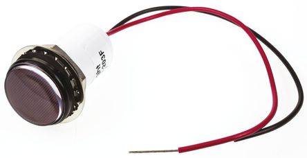 Dialight - 557-1505-203F - Dialight 557-1505-203F 17.8 mm Ƕʽ ɫ LED ָʾ, ߽Ӷ, 11/16inװ׳ߴ, 24 V ֱ		