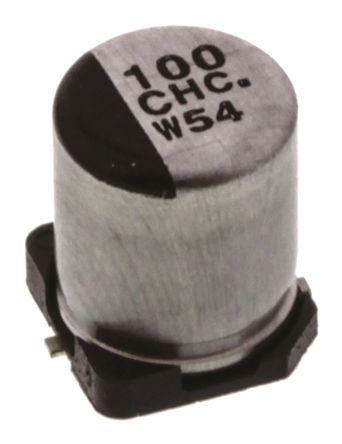 Panasonic - EEEHC1C101XP - Panasonic HC SMD ϵ 16 V ֱ 100F SMD  EEEHC1C101XP, 20%ݲ, +105C		
