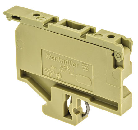 Weidmuller - ASK 1 -376760000 - Weidmuller ASK ϵ 0376760000 ɫ  ˿ DIN , 5 x 20 ۶, 26  12 AWG߹		