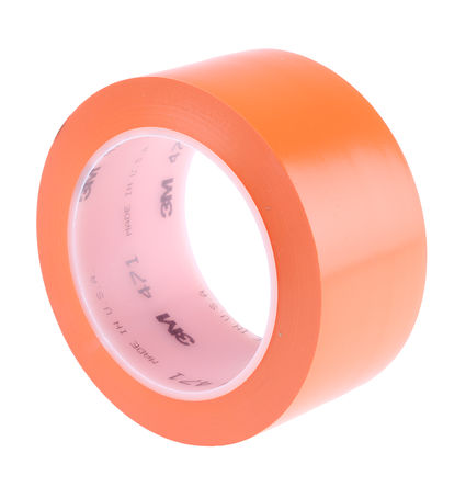 3M - 471 orange 50,8mm x 33 mtres - 3M? 471 ɫ ϩ ߽ͨ 471 orange, 50mm x 33m, 0.14mm		