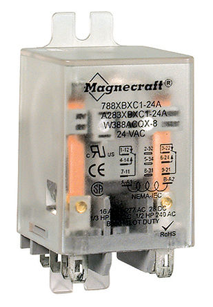 Schneider Electric - 785XBXCD-12D - Schneider Electric 785XBXCD-12D ˫˫ Plug In ̵, 16 A, 12V dc, ͨӦ		