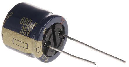 Panasonic - EEUFC1V681S - Panasonic FC  ϵ 35 V ֱ 680F ͨ  EEUFC1V681S, 20%ݲ, 43m(ֵ), +105C		