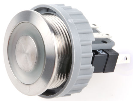 Schurter - 1241.6634.1181000 - Schurter 1241.6634.1181000 IP67 ˲ SP - / ɫLED 尲װ ť, 5 A @ 250 V 		