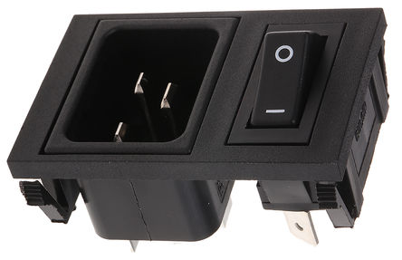 Bulgin - BZV49/Z0000/98 - Bulgin Ƕʽ C20 IEC ͷ BZV49/Z0000/98, Ӷ˽, 16A, 250 V 		