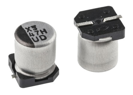 Nichicon - UUD1H470MCL1GS - Nichicon UD ϵ 50 V 47F SMD  UUD1H470MCL1GS, 20%ݲ, +105C, 5101-4װ		