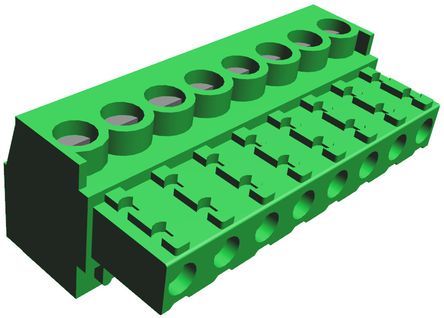 TE Connectivity - 284507-8 - TE Connectivity Buchanan ϵ 3.81mm ھ 8 ·  ɫ ֱ ͷ 284507-8, °װ, ݶж˽		