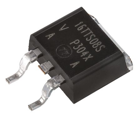 Vishay - 16TTS08SPBF - Vishay 16TTS08SPBF բ, 10A, Vrrm=800V, Igt=60mA, 3 D2PAKװ		