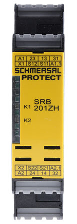 Schmersal - SRB201ZH-24VDC - Schmersal  SRB 201ZH ϵ ˫ͨ ȫ̵ SRB201ZH-24VDC, 24 V ֱԴ, 3 ȫ, 2 		