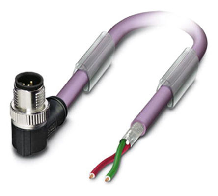 Phoenix Contact - 1403631 - Phoenix Contact 1403631 IP65, IP67 M12  ն˽ͷ 2 о , 4 A 250 V 0.25 mm2, 24 AWG		