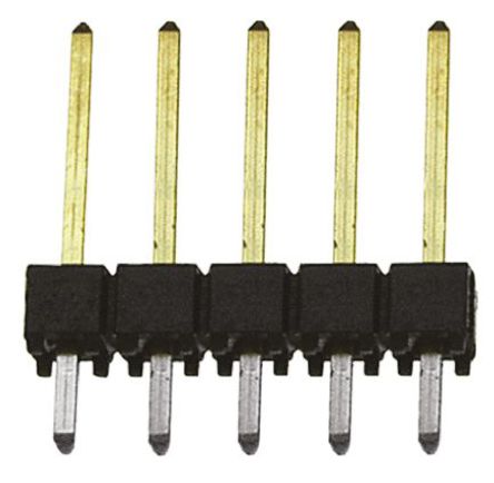 Samtec - TSW-105-14-L-S - Samtec TSW ϵ 5· 2.54mmھ (1) ֱ PCB  TSW-105-14-L-S, Ӷ˽, 7.6A		