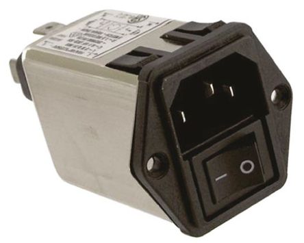 TE Connectivity - 10CFE1 - TE Connectivity װ C14 IEC ˲ ͷ 10CFE1, ζ˽, 10A, 250 V 		