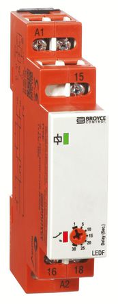 Broyce Control - LEDF 24VAC/DC/110VAC. 2-60 Sec - Broyce Control  ʱ̵ LEDF 24VAC/DC/110VAC. 2-60 Sec, 2  60 s, ˫, 1, SPDT, 110 V 24 V /ֱ		